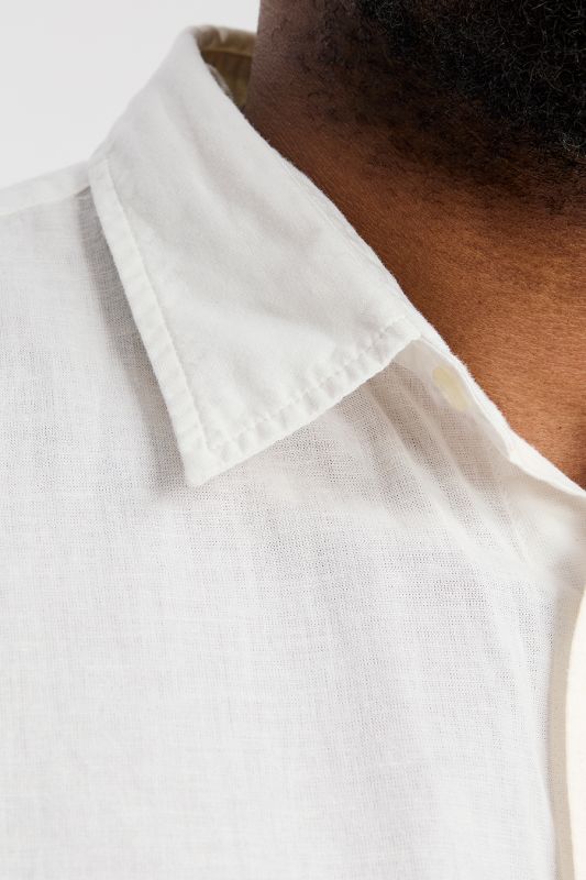 Lininiai marškiniai JACK & JONES 12269089-White