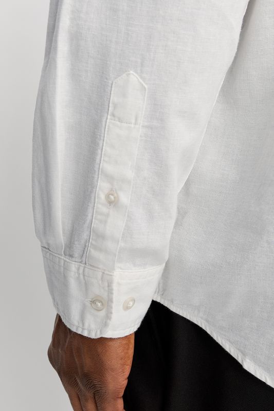 Lininiai marškiniai JACK & JONES 12269089-White