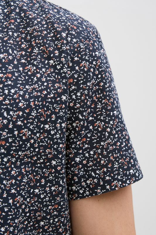 Lininiai marškiniai JACK & JONES 12274951-Night-Sky