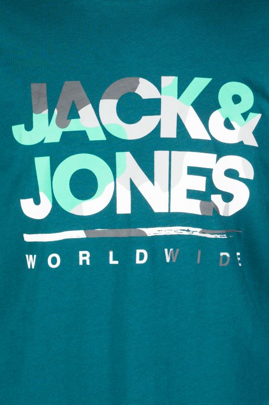 Marškinėliai JACK & JONES 12287689-Deep-Teal