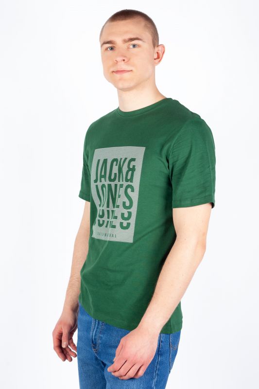 Marškinėliai JACK & JONES 12248614-Dark-Green