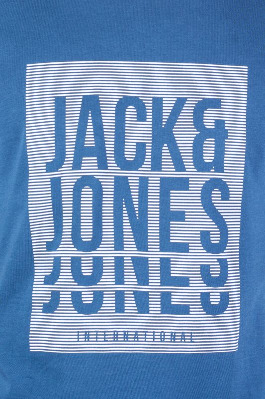 Marškinėliai JACK & JONES 12248614-Ensign-Blue