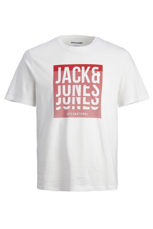 Marškinėliai JACK & JONES 12248614-White