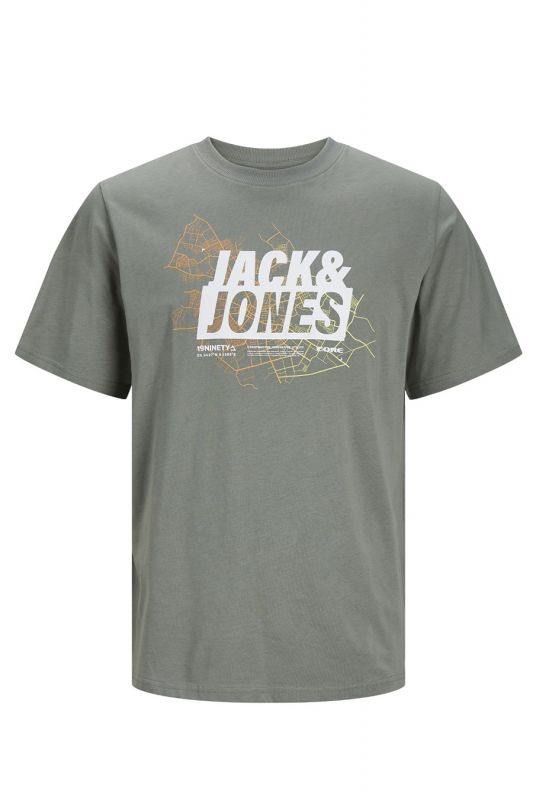 Marškinėliai JACK & JONES 12252376-Agave-Green