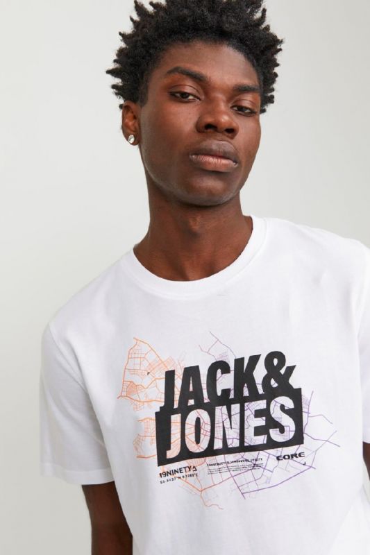 Marškinėliai JACK & JONES 12252376-White