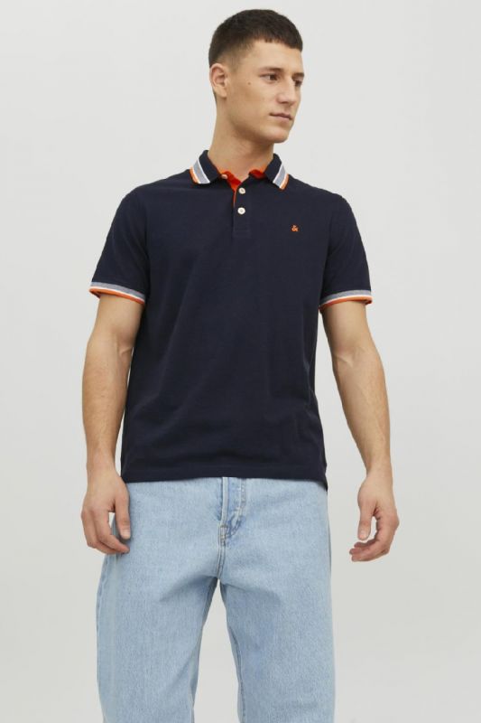 Polo marškinėliai JACK & JONES 12136668-Black-Navy-NEO