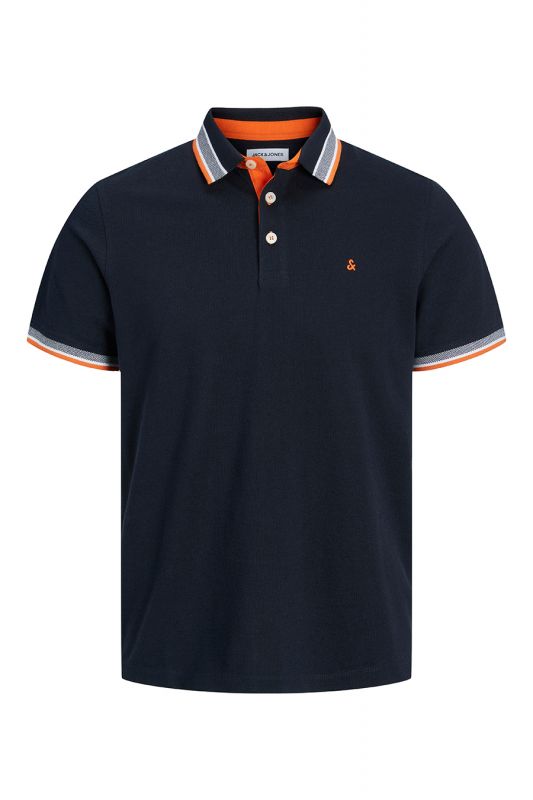 Polo marškinėliai JACK & JONES 12143859-Black-Navy-NEO