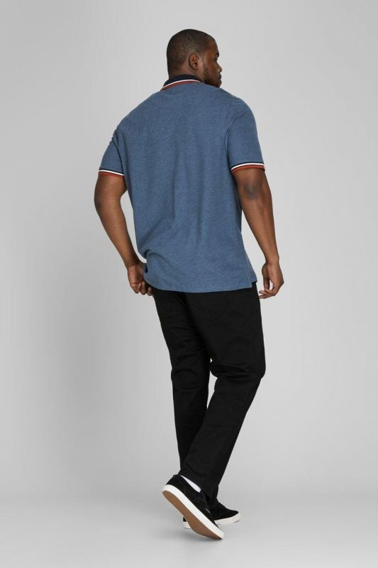 Polo marškinėliai JACK & JONES 12143859-Denim-Blue