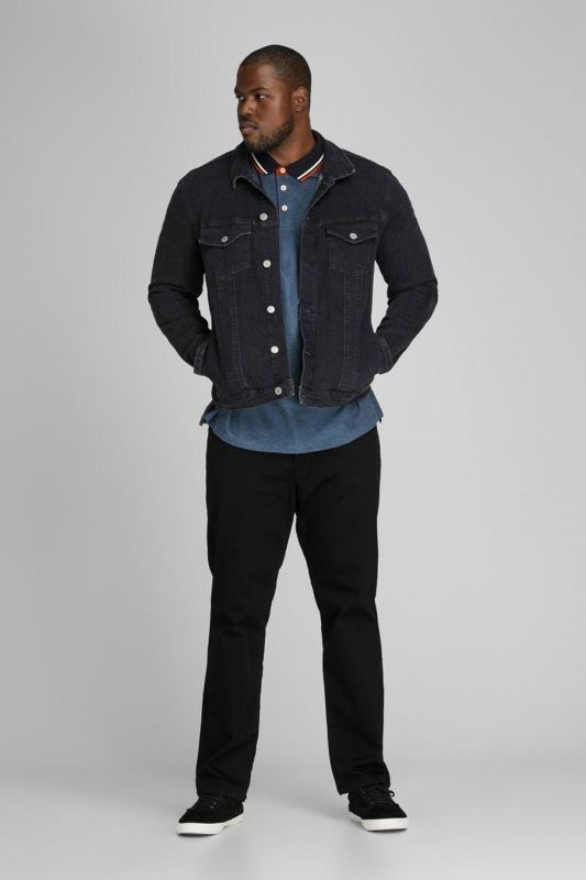 Polo marškinėliai JACK & JONES 12143859-Denim-Blue