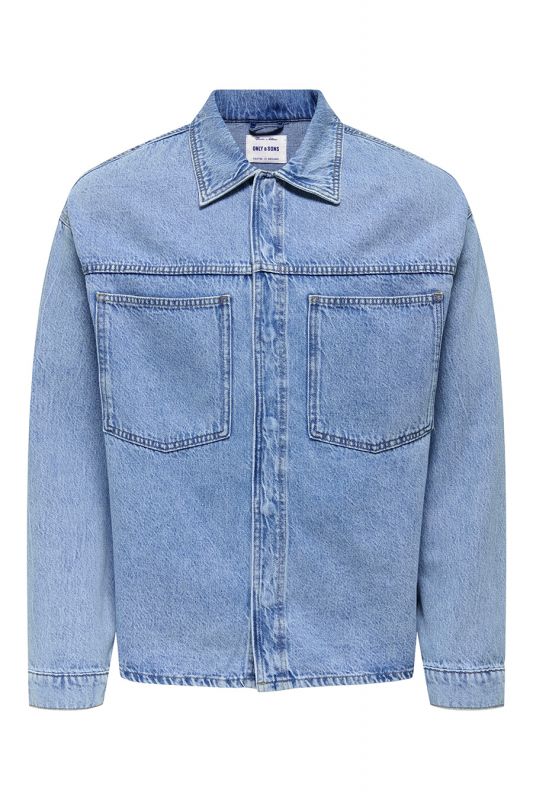 Džinsinė striukė ONLY & SONS 22034613-Medium-Blue