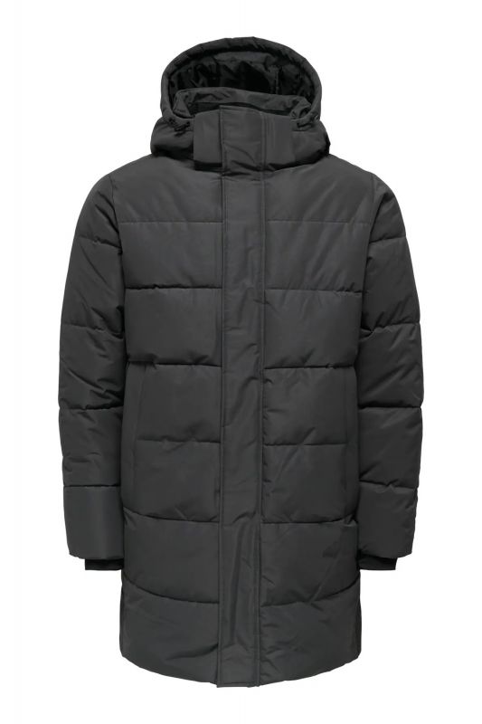 Žieminė striukė ONLY & SONS 22020156-Grey-Pinstrip