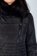 Ziemas jaka LAURA JO 19042-BLACK