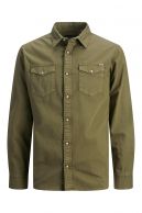 Džinsa krekls JACK & JONES 12138115-Forest-Night