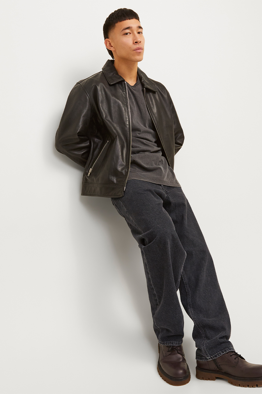 Džinsu bikses JACK & JONES 12252764-Black