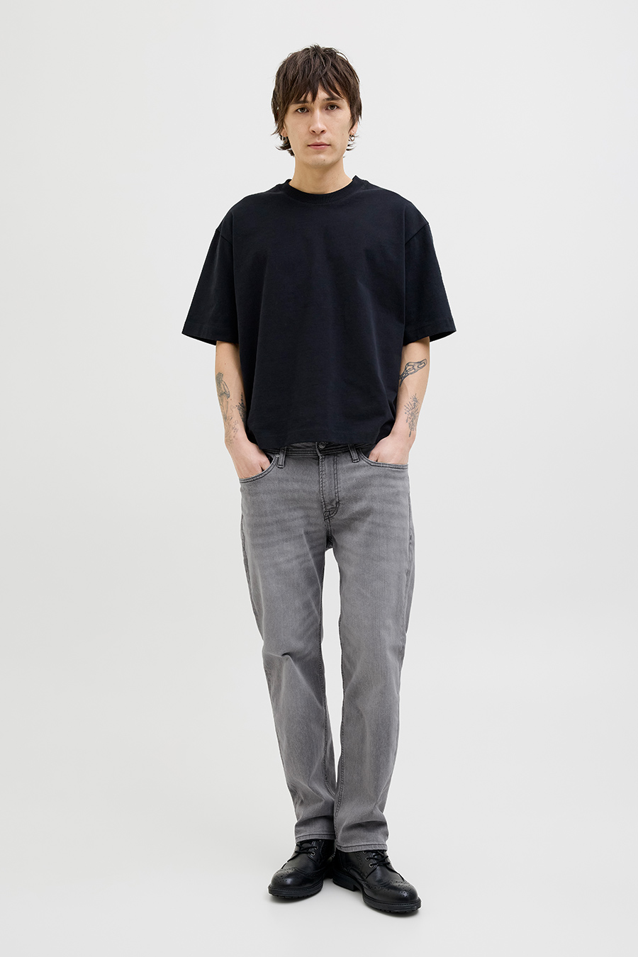 Džinsu bikses JACK & JONES 12270851-Grey-Denim