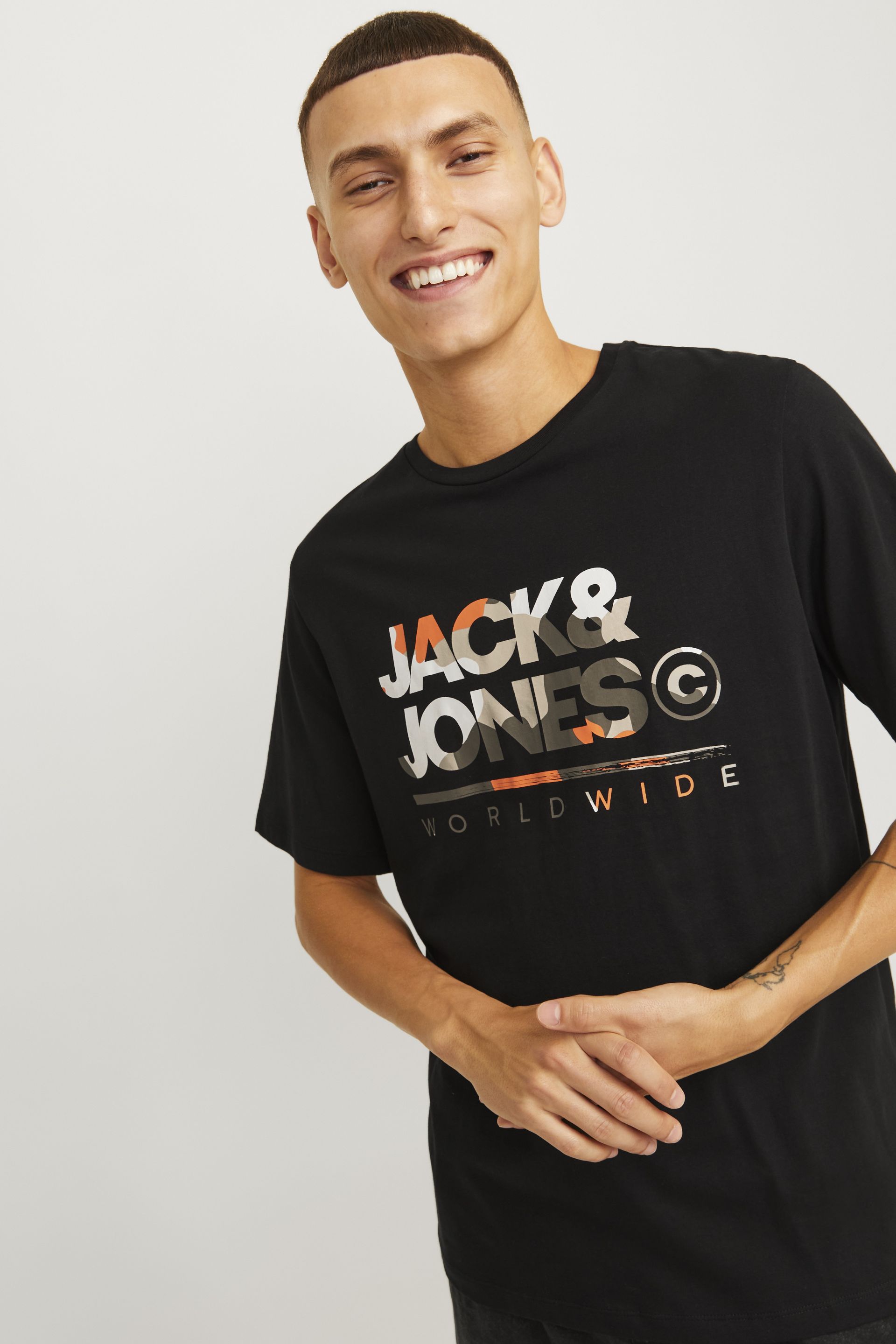 T-krekls JACK & JONES 12287689-Black
