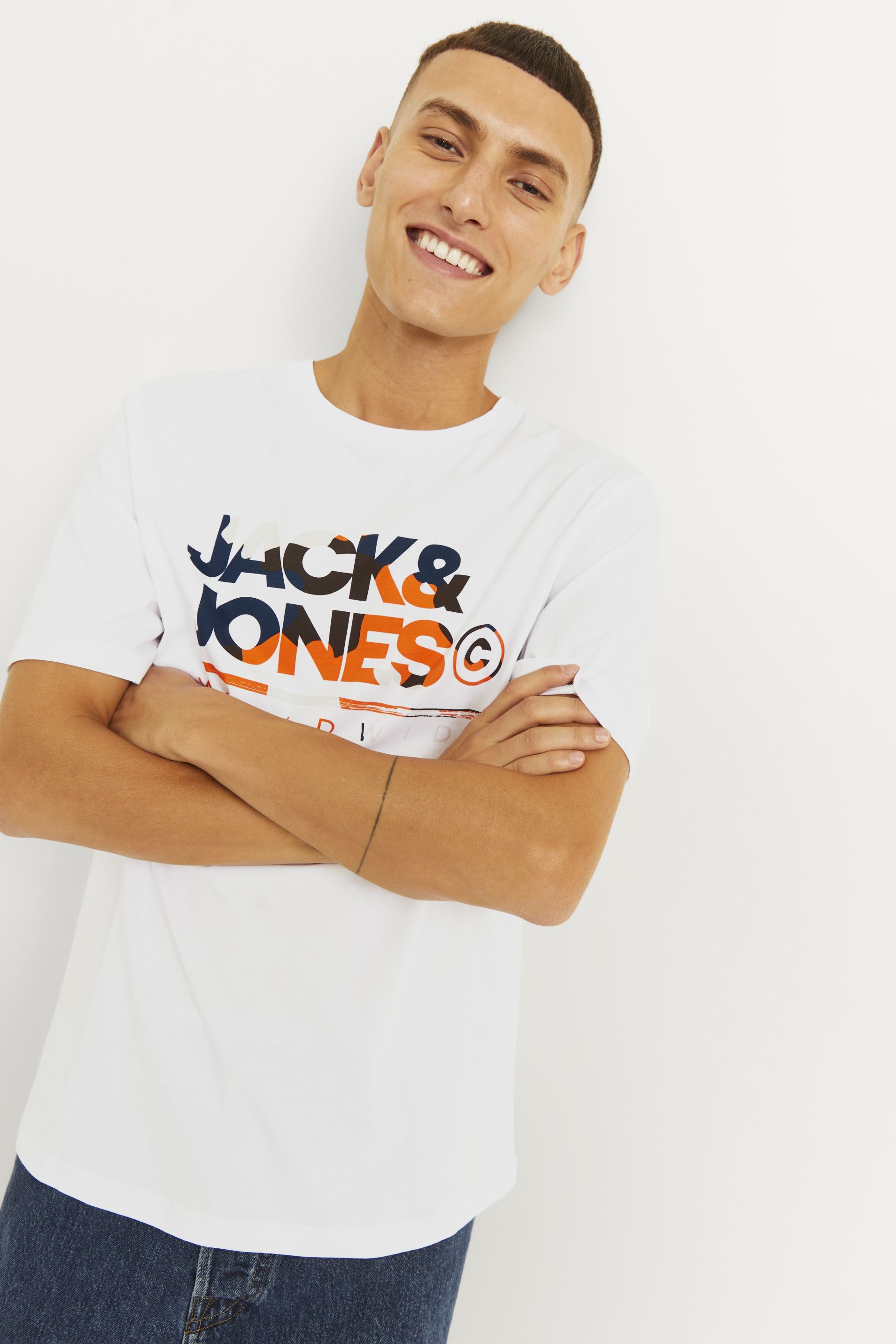 T-krekls JACK & JONES 12287689-White