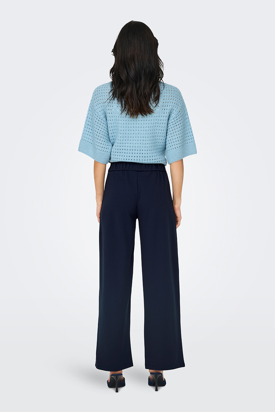 Auduma bikses JACQUELINE DE YONG 15221238-Black-Iris