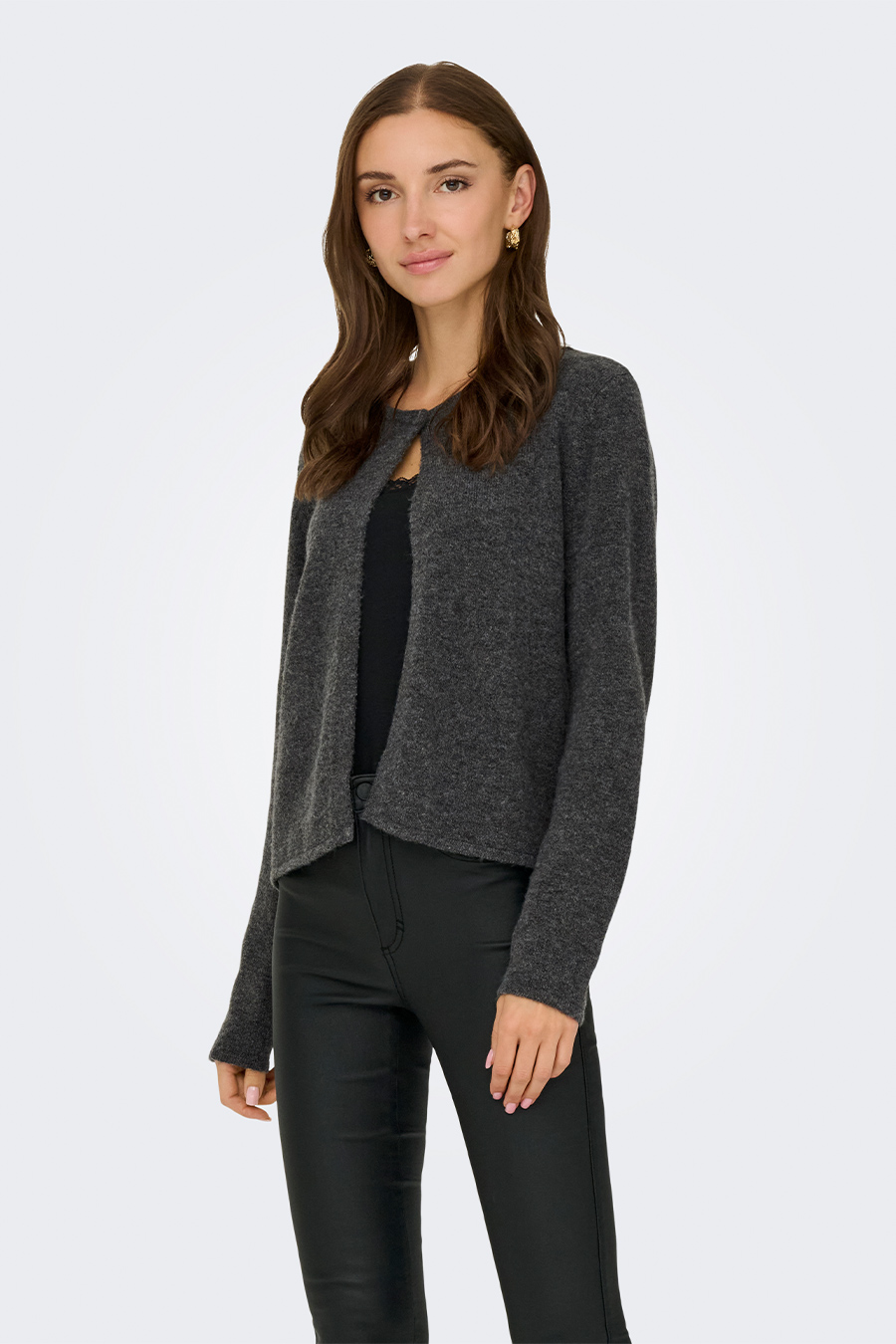 Auduma jaka JACQUELINE DE YONG 15355568-DG-Melange