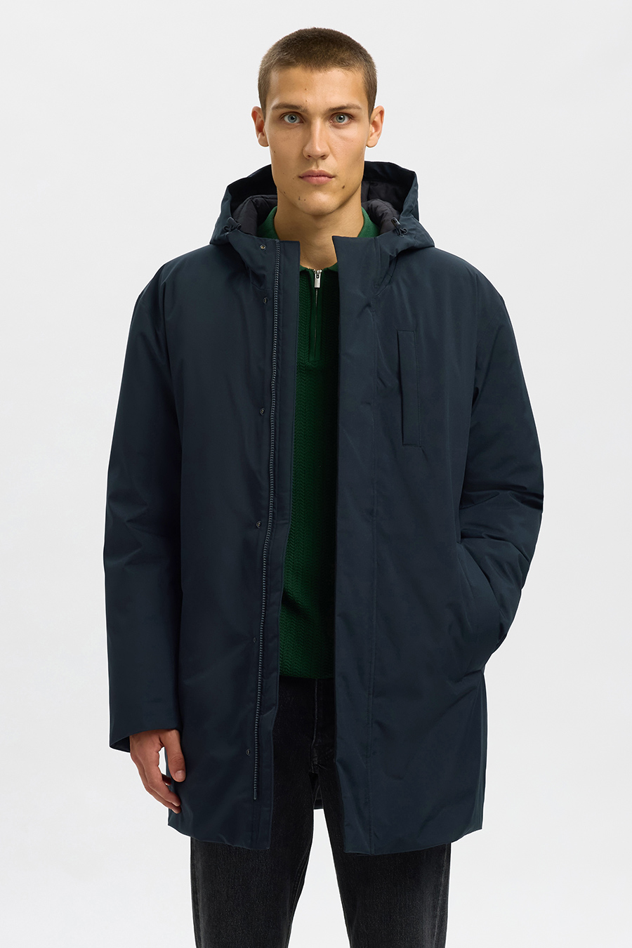 Ziemas jaka SELECTED 16097820-Black