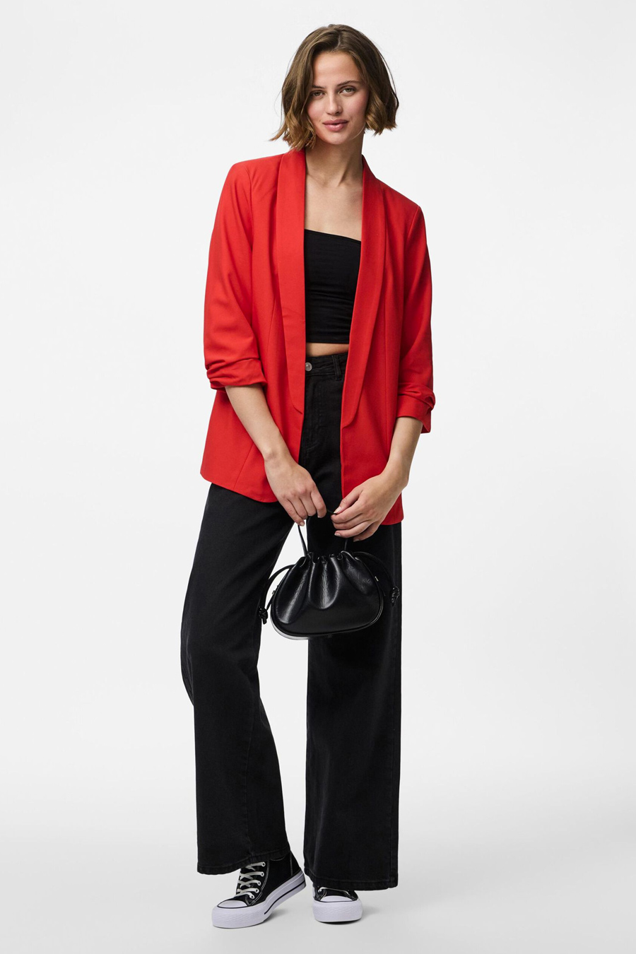 Žakete PIECES 17090996-High-Risk-Red