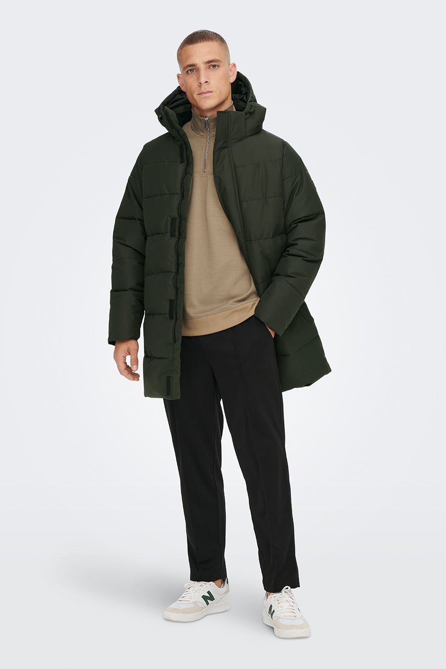 Ziemas jaka ONLY & SONS 22020156-Peat