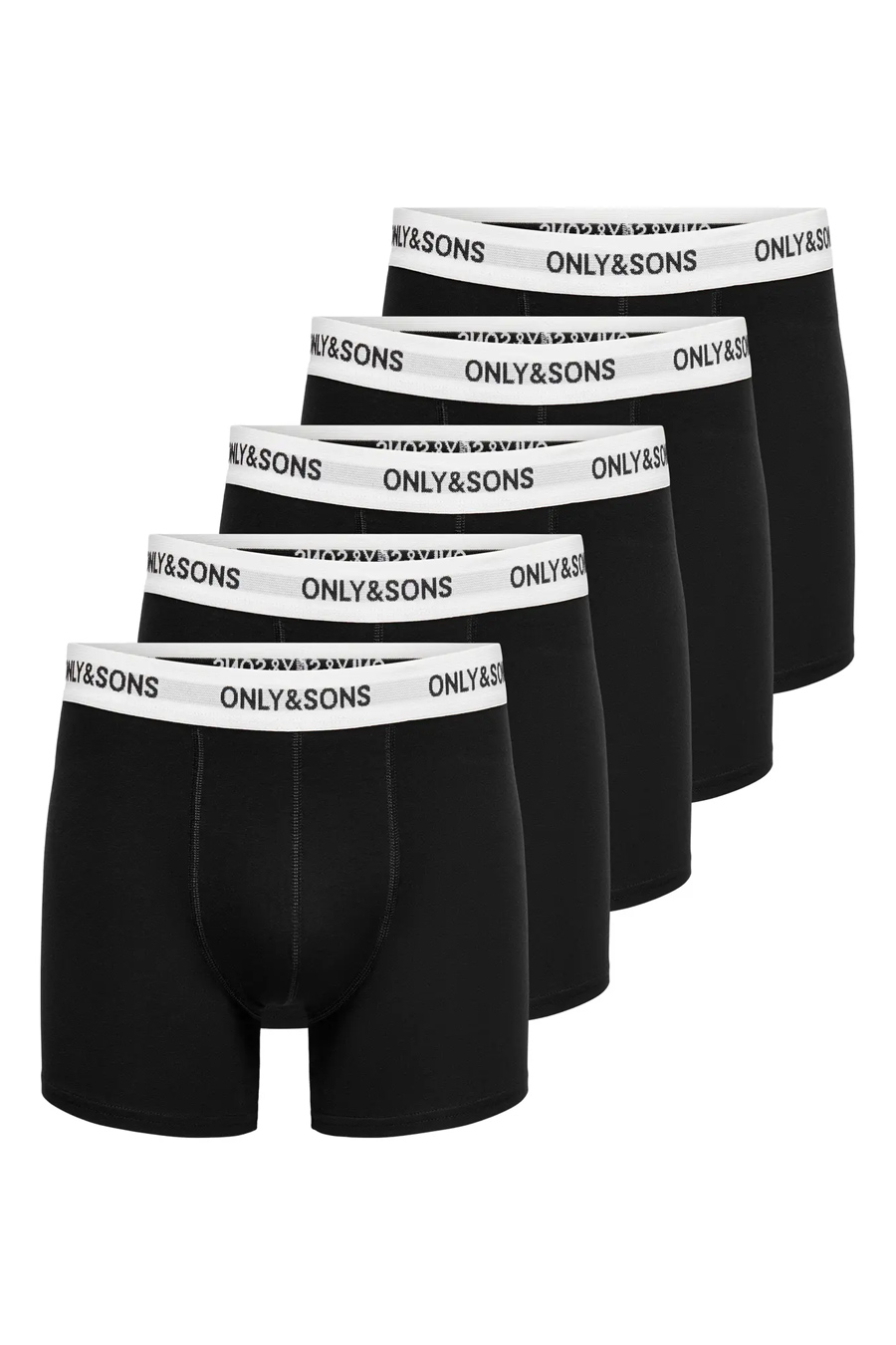 Bokseršorti ONLY & SONS 22030385-Black-WWBL