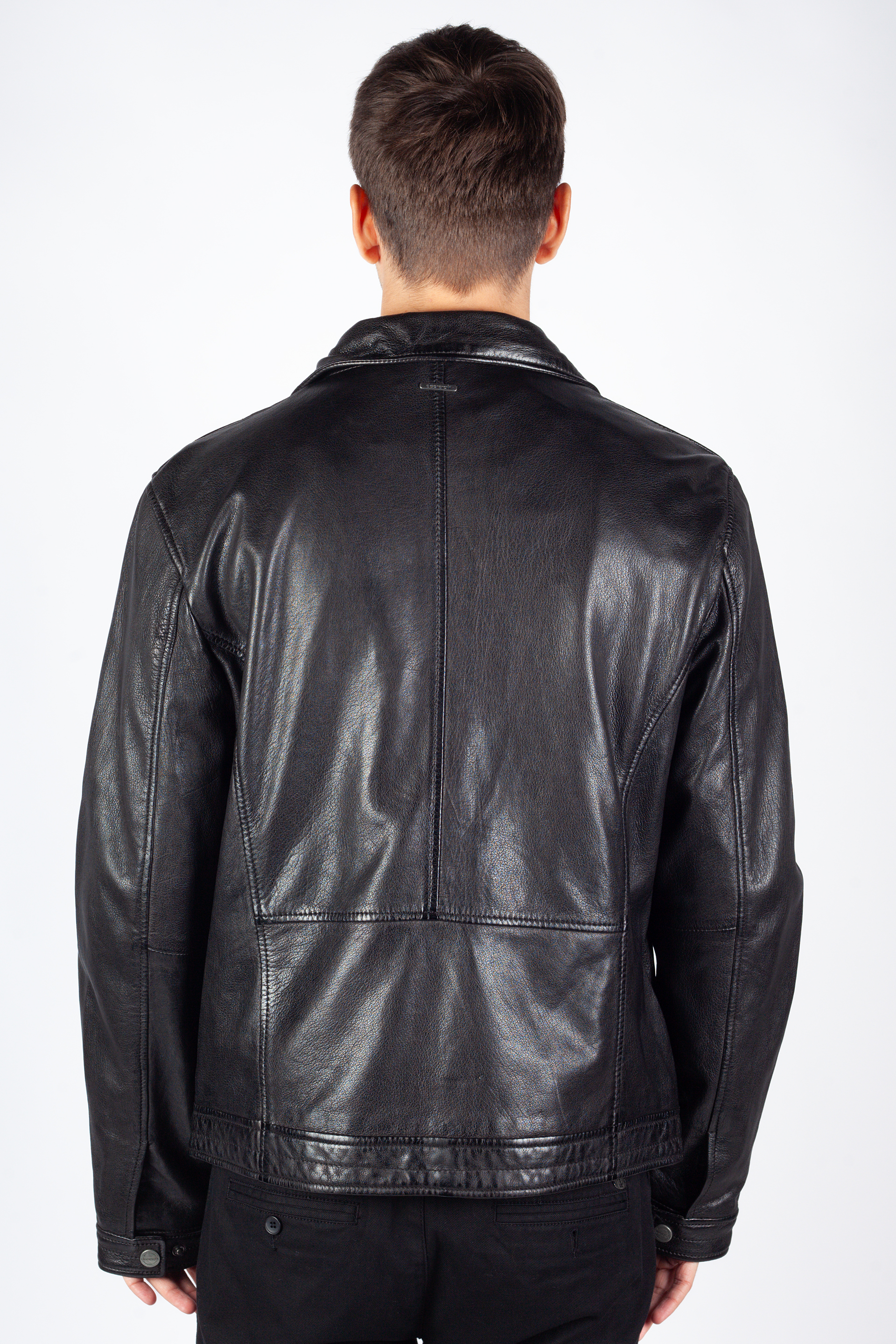 Ādas jaka DEERCRAFT 3701-0154-black