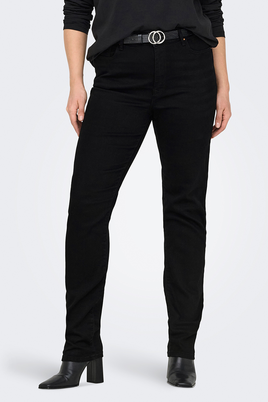 Džinsu bikses ONLY CARMAKOMA 15321079-Washed-Black