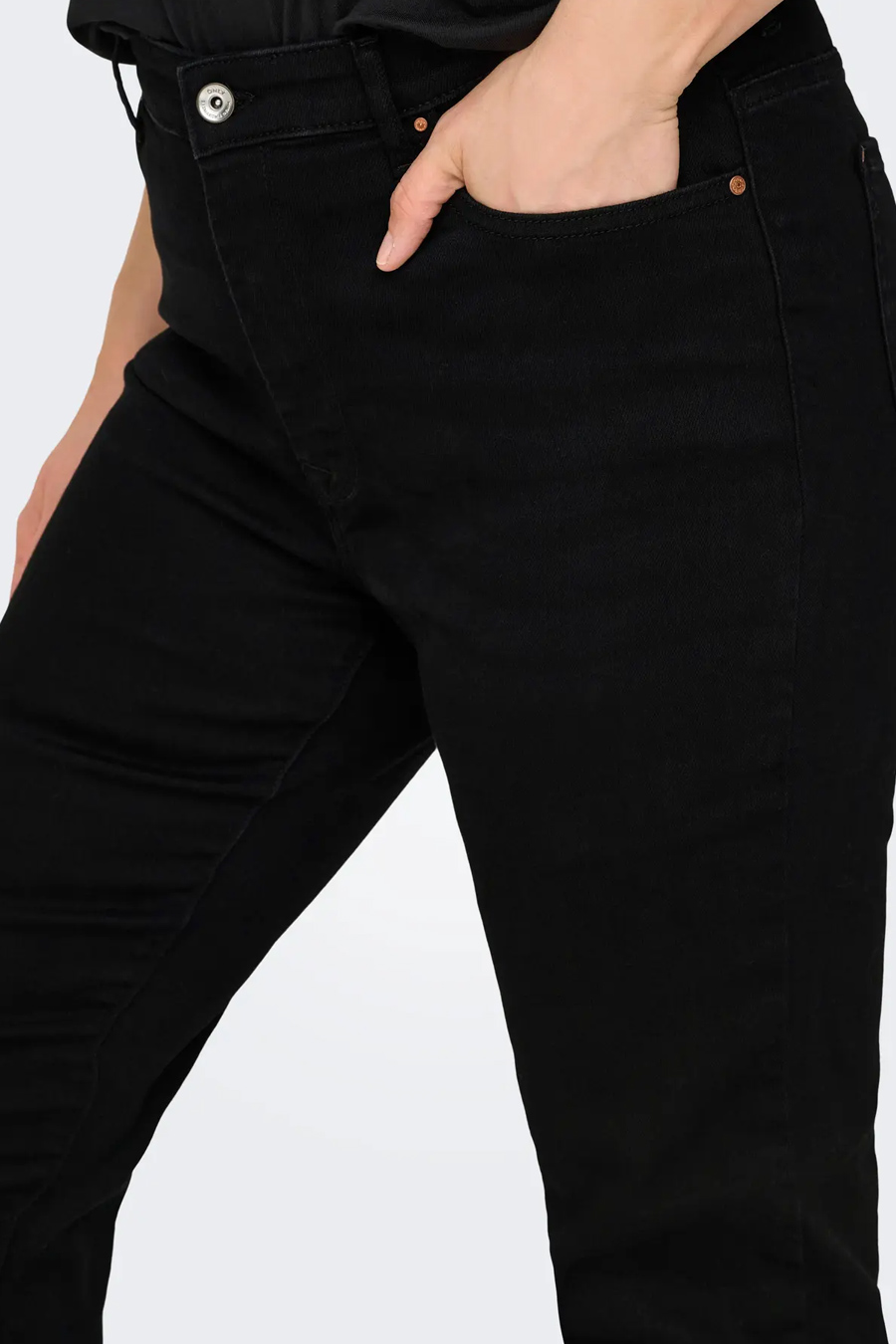 Džinsu bikses ONLY CARMAKOMA 15321079-Washed-Black
