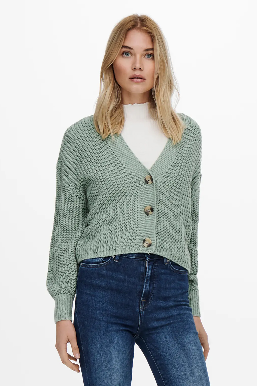 Auduma jaka ONLY 15211521-Chinois-Green