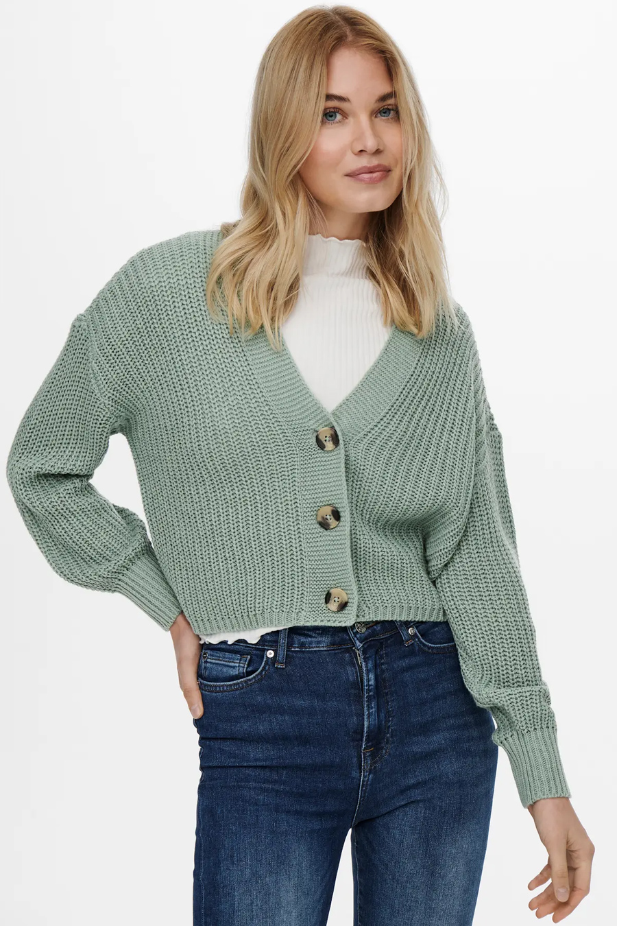 Auduma jaka ONLY 15211521-Chinois-Green