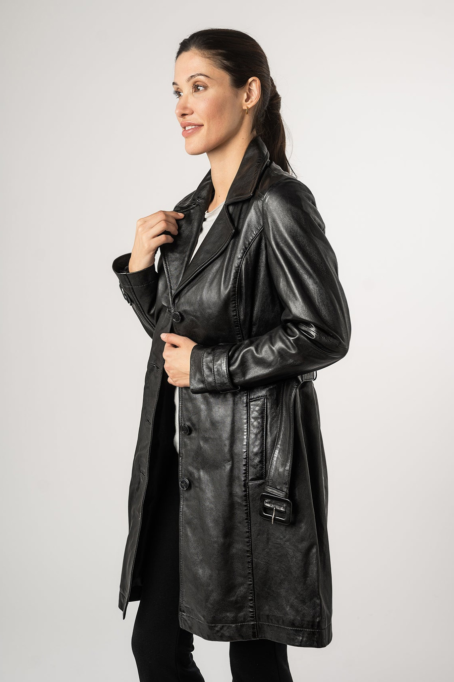 Ādas jaka MAURITIUS 1102-0017-black