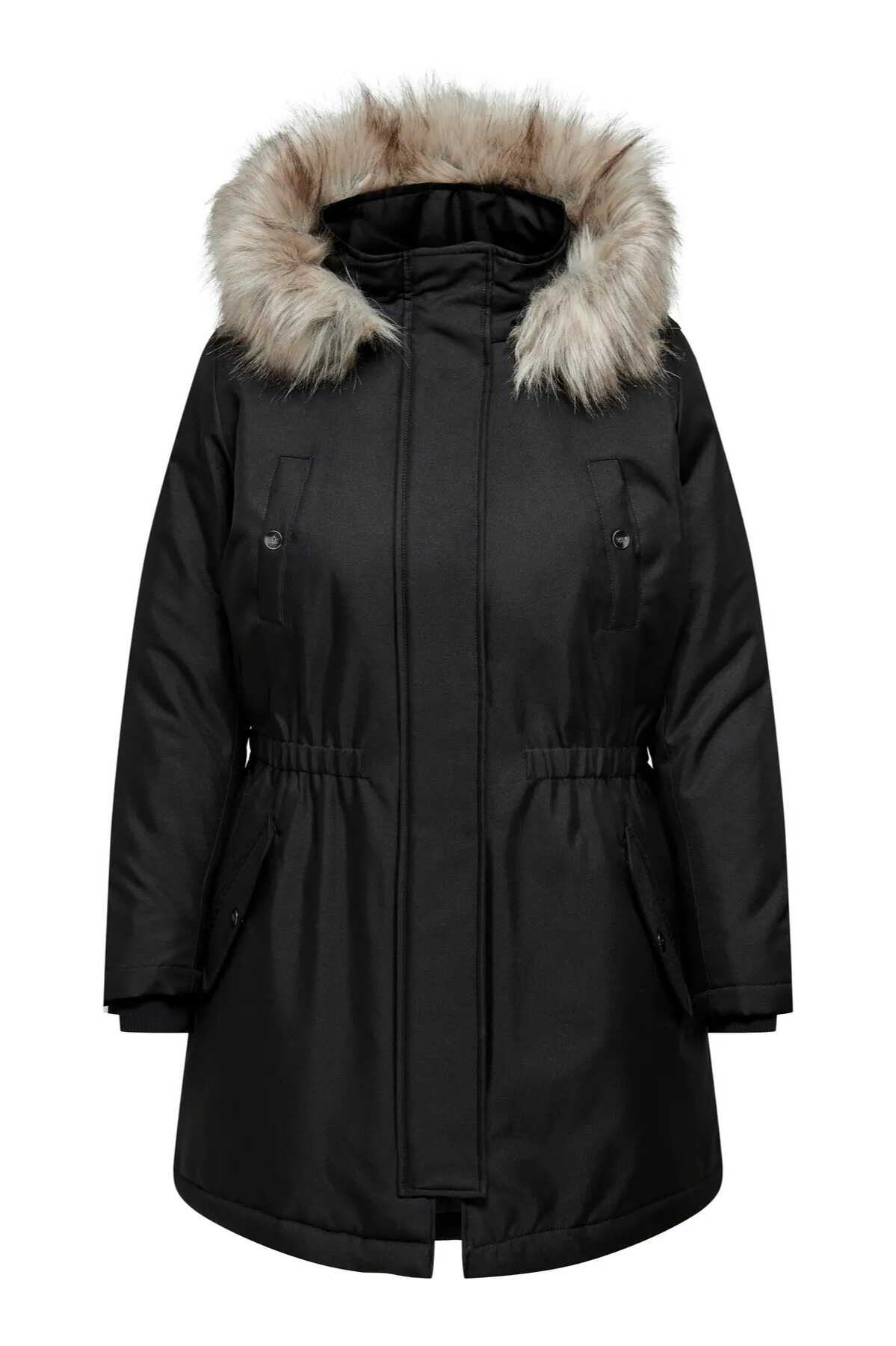 Ziemas jaka ONLY CARMAKOMA 15185999-Black-NATURE