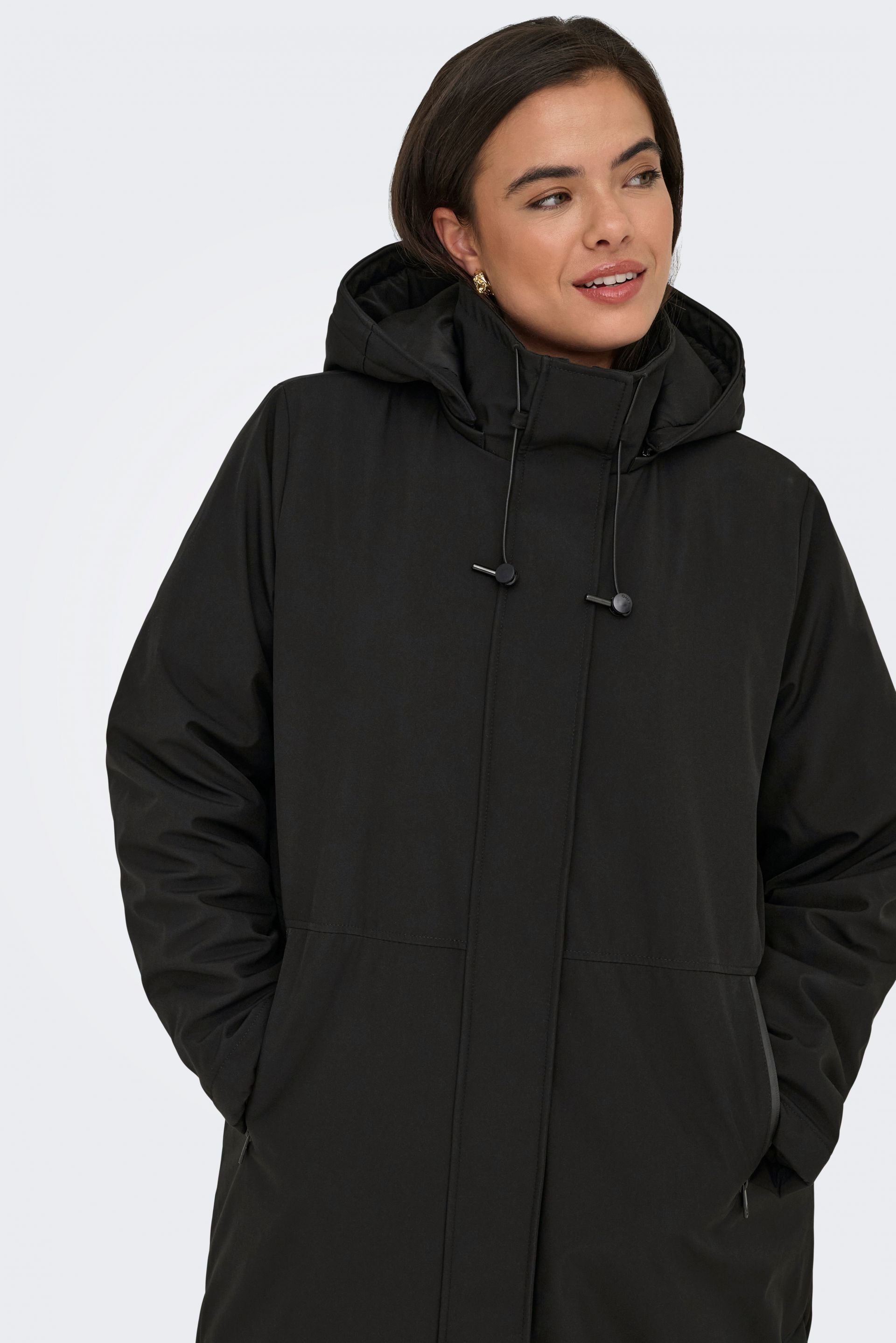 Ziemas jaka ONLY CARMAKOMA 15361979-Black