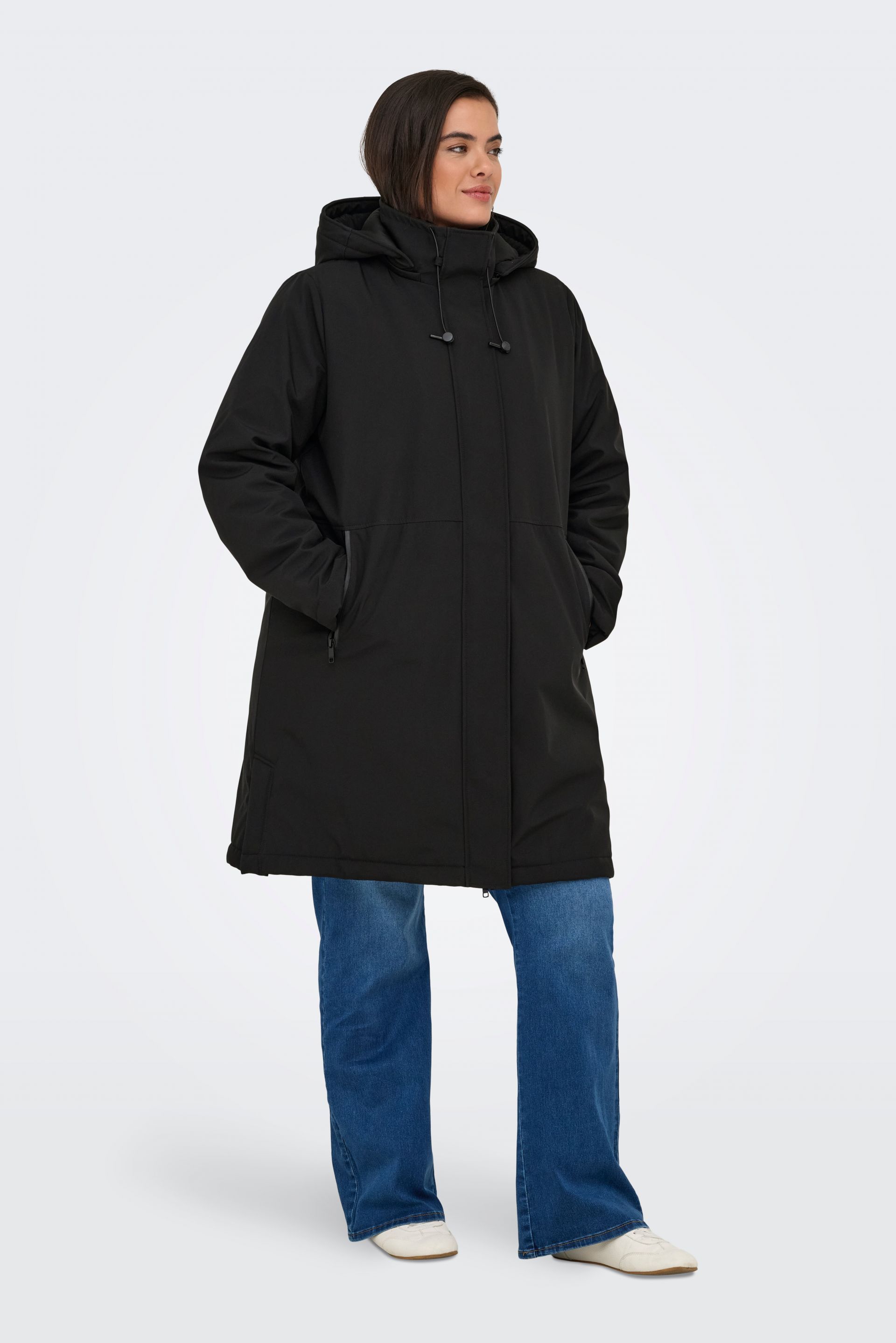 Ziemas jaka ONLY CARMAKOMA 15361979-Black