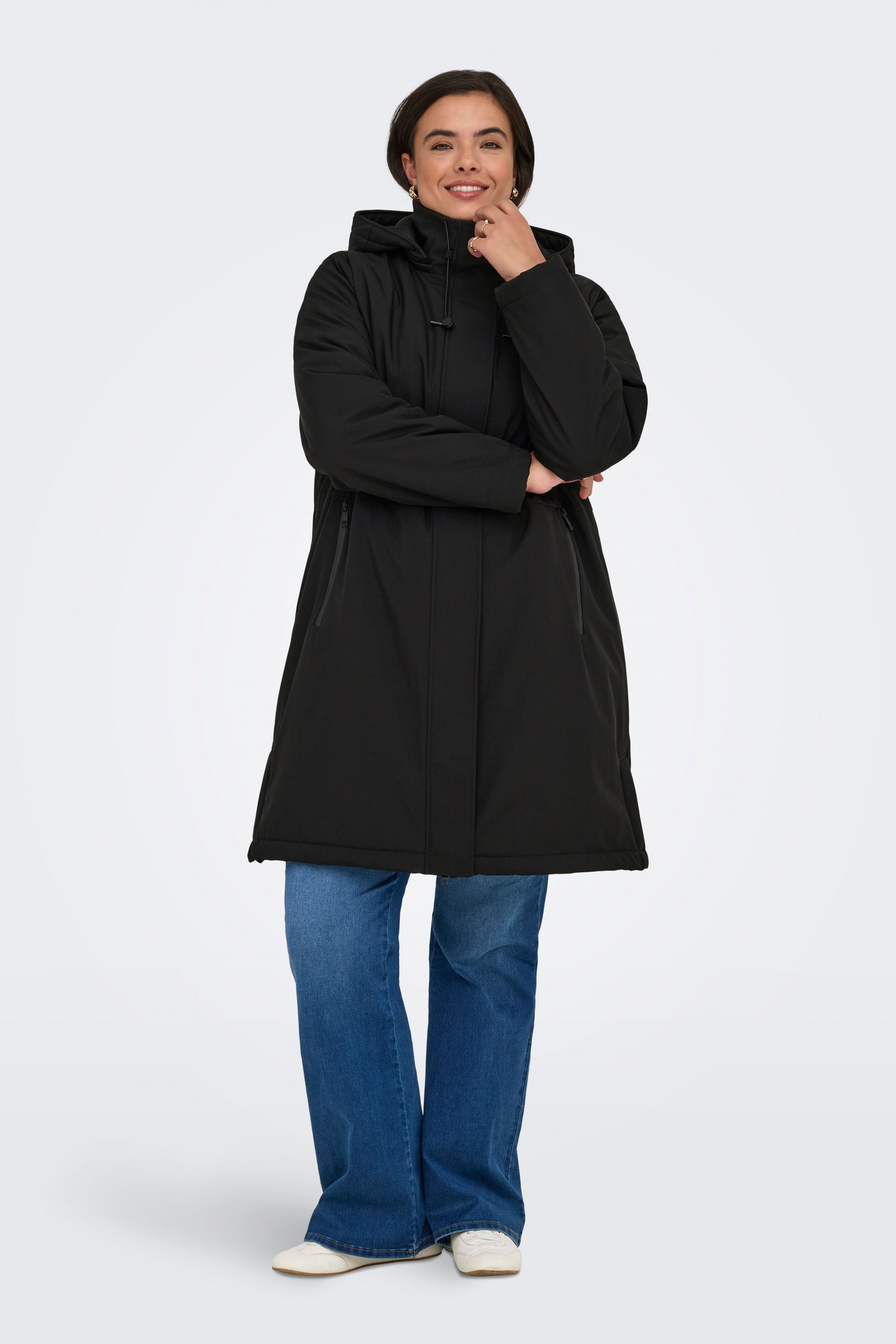 Ziemas jaka ONLY CARMAKOMA 15361979-Black