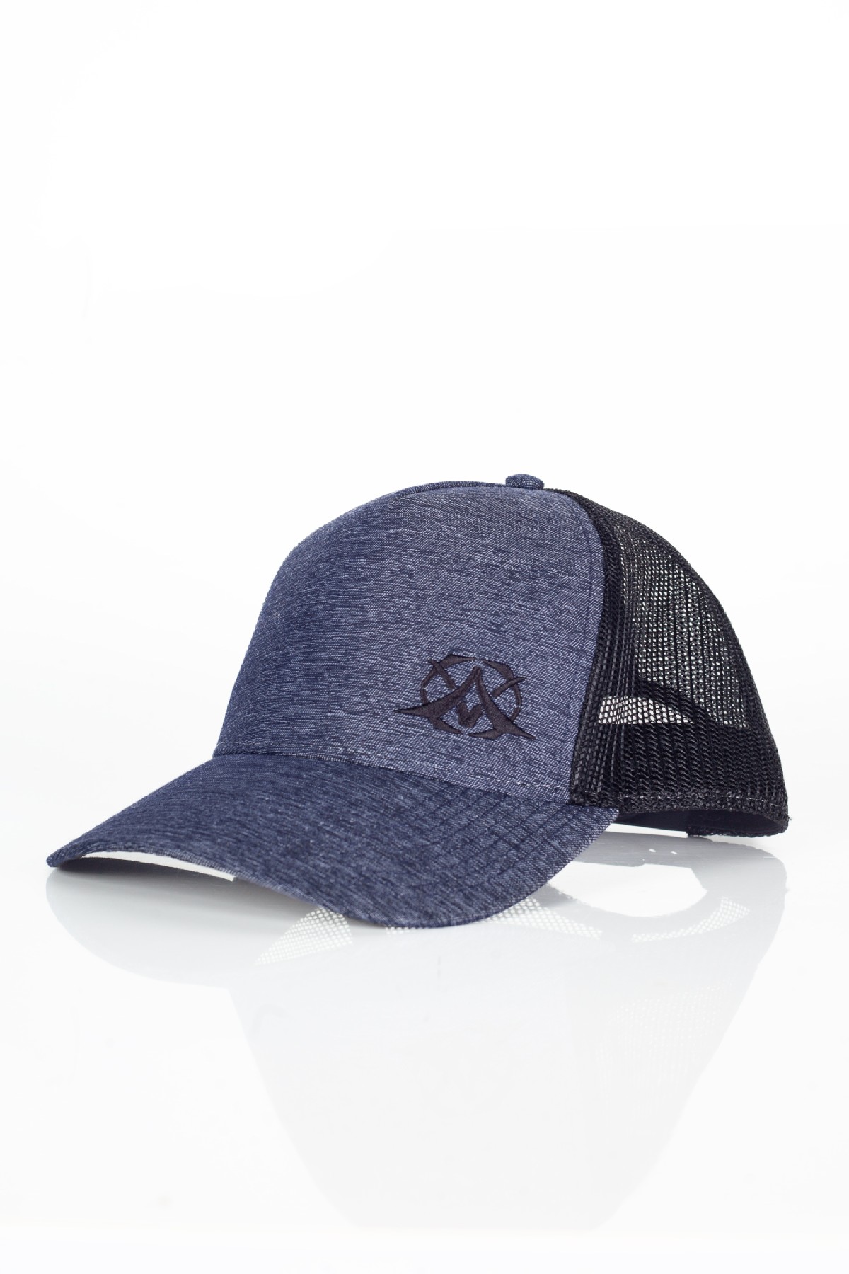 Cepure X JEANS RAPPER-MELANGE-NAVY