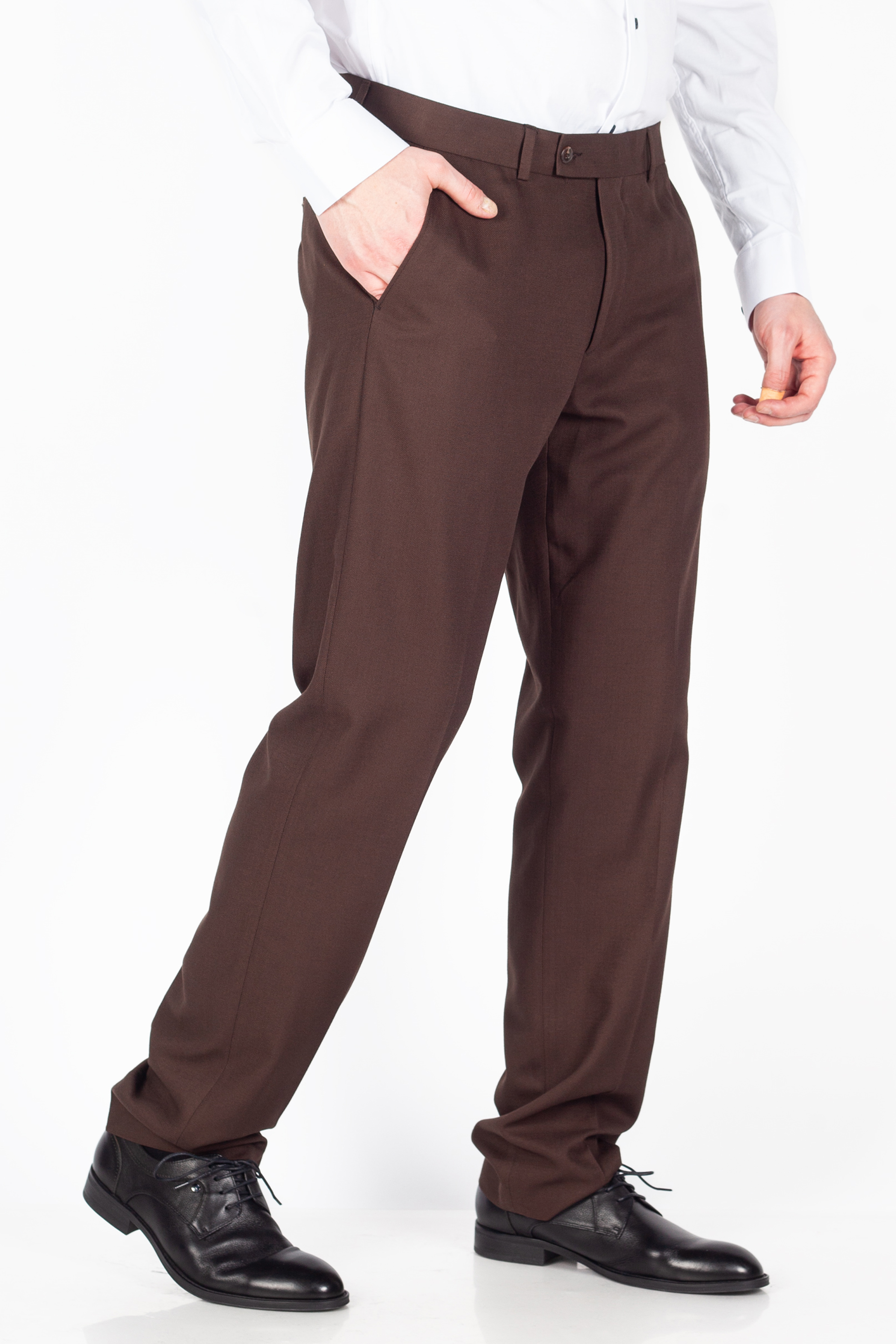 Klasiskās bikses FRAPPOLI 6211-VENUS-KAHVE-PANTS