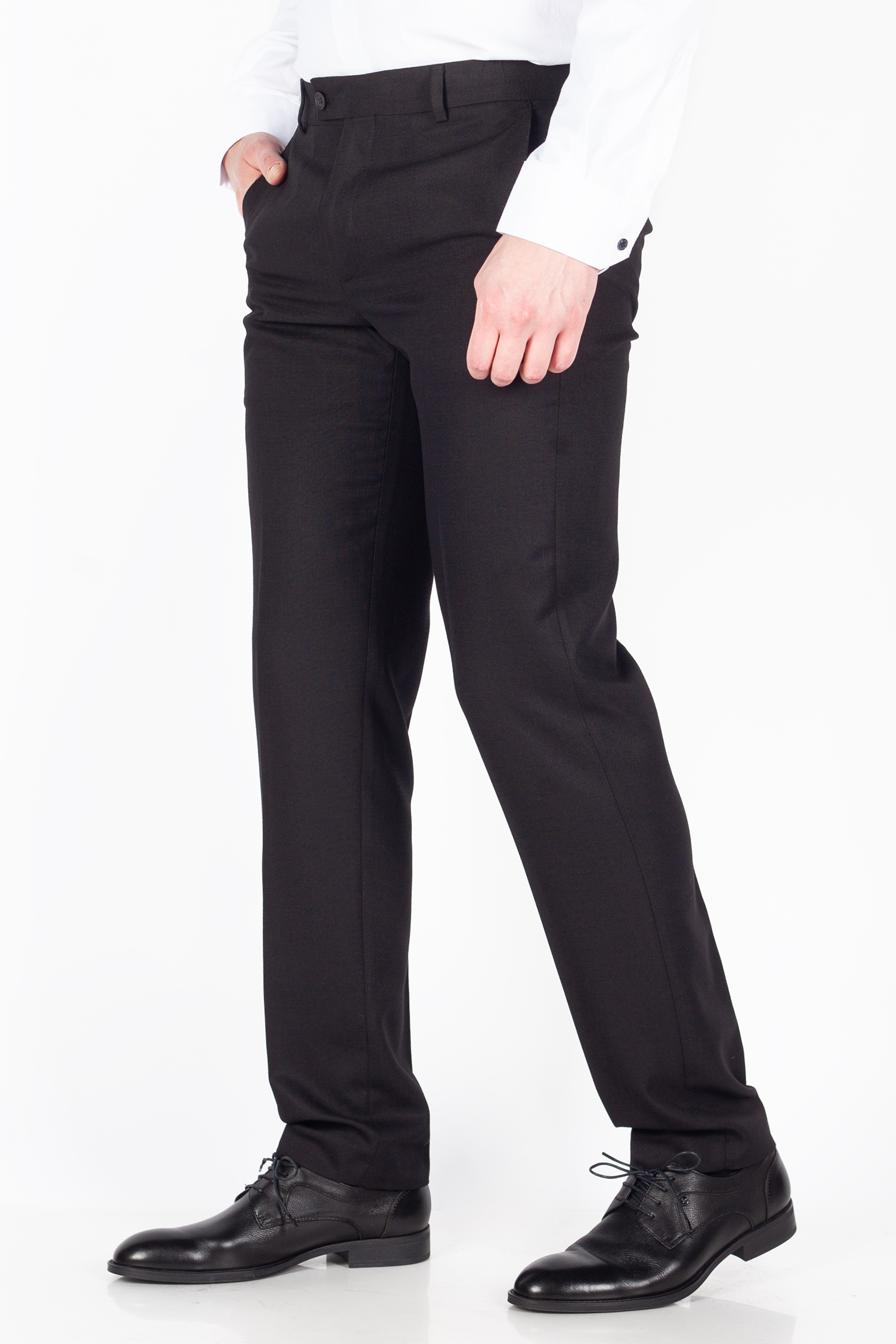 Klasiskās bikses FRAPPOLI 6211-VENUS-SIYAH-PANTS