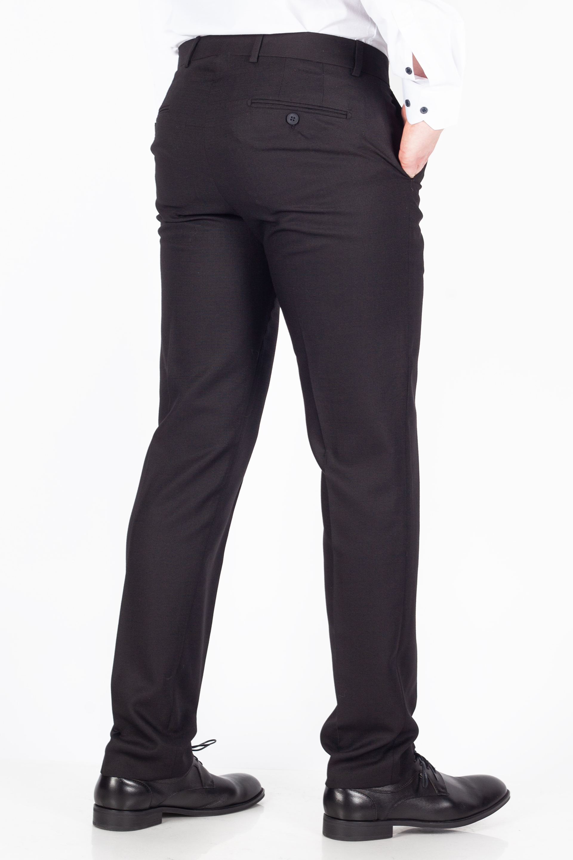 Klasiskās bikses FRAPPOLI 6211-VENUS-SIYAH-PANTS