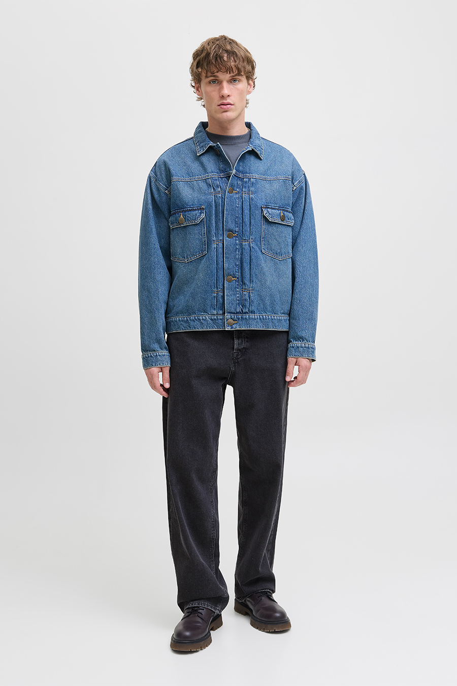 Džinsu bikses JACK & JONES 12252762-Black