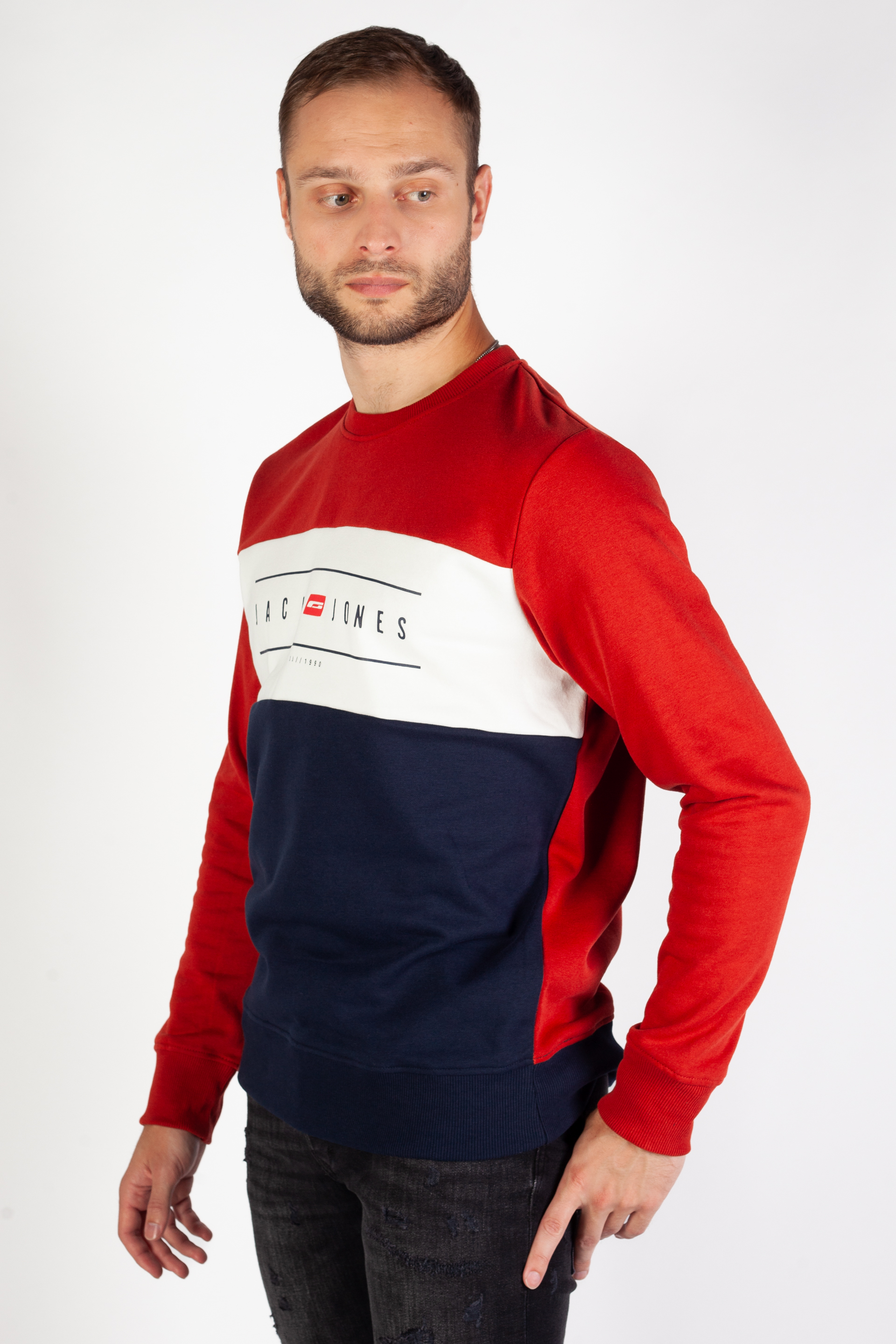 Sporta džemperis JACK & JONES 12236174-Cinnabar