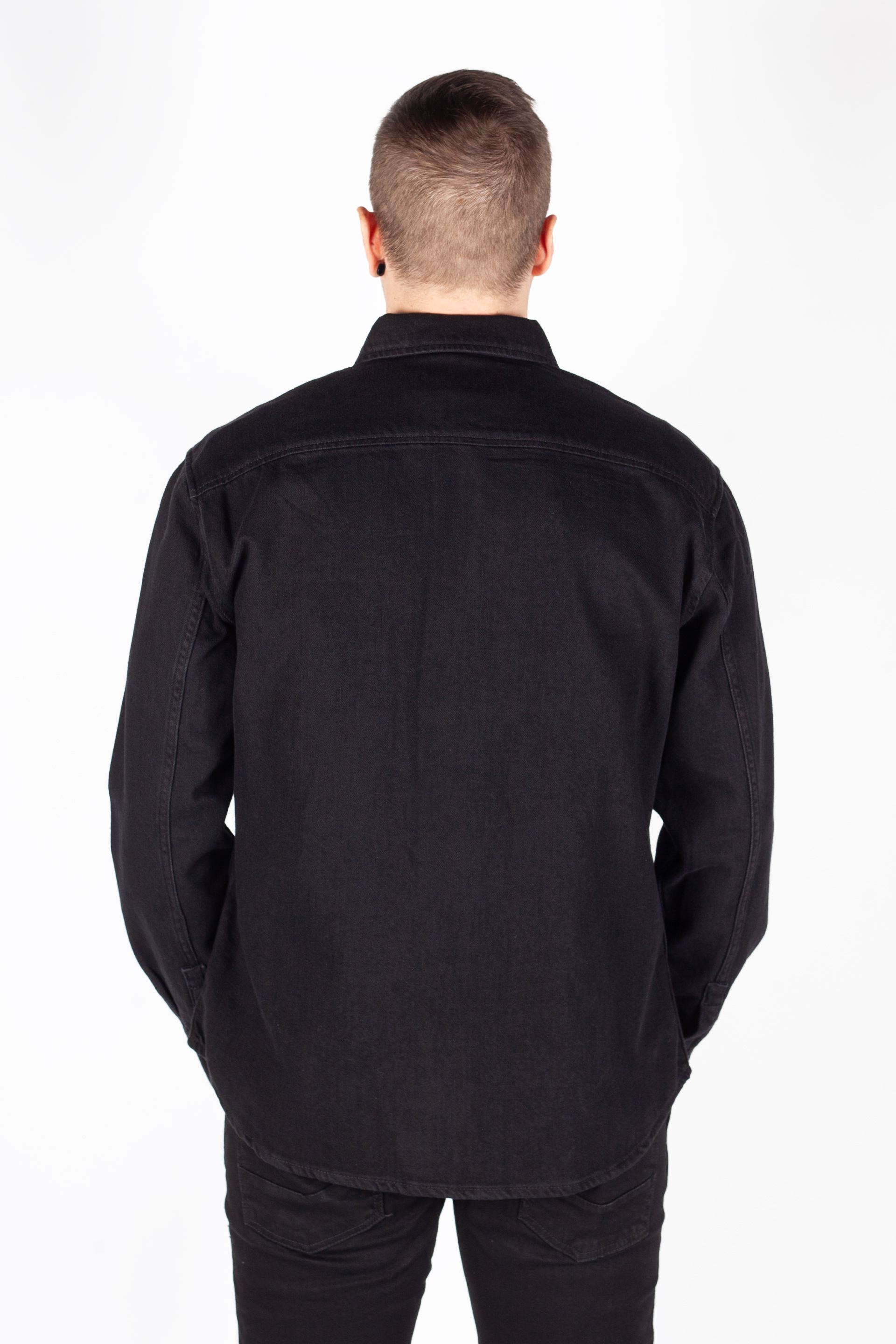 Džinsa krekls JACK & JONES 12275137-Black