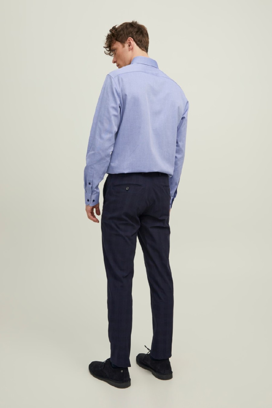 Krekls JACK & JONES 12215447-Chambray-Blue