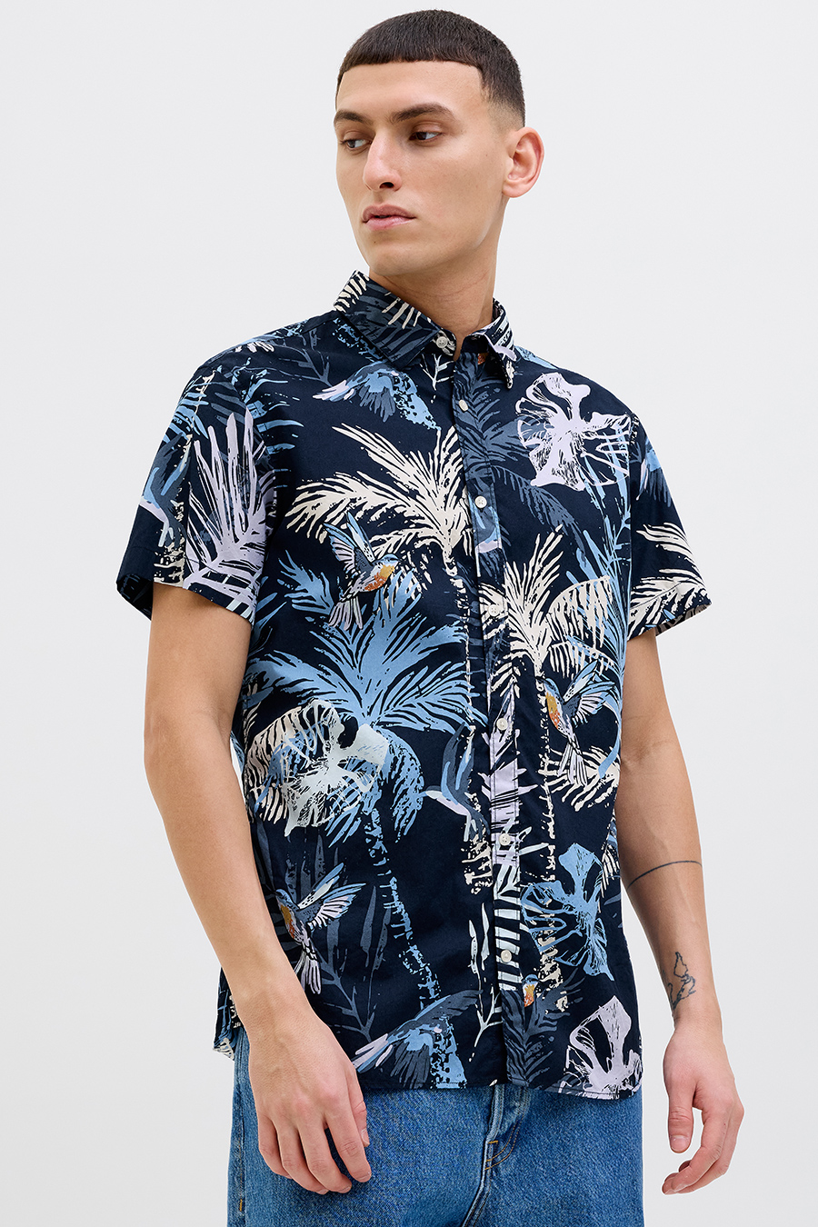 Krekls JACK & JONES 12269137-Sky-Captain