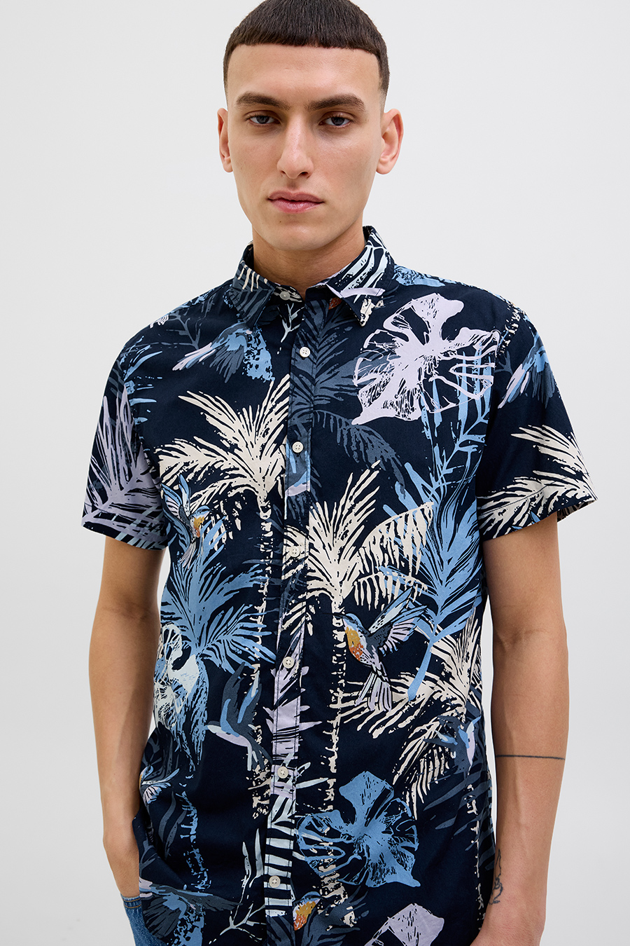 Krekls JACK & JONES 12269137-Sky-Captain
