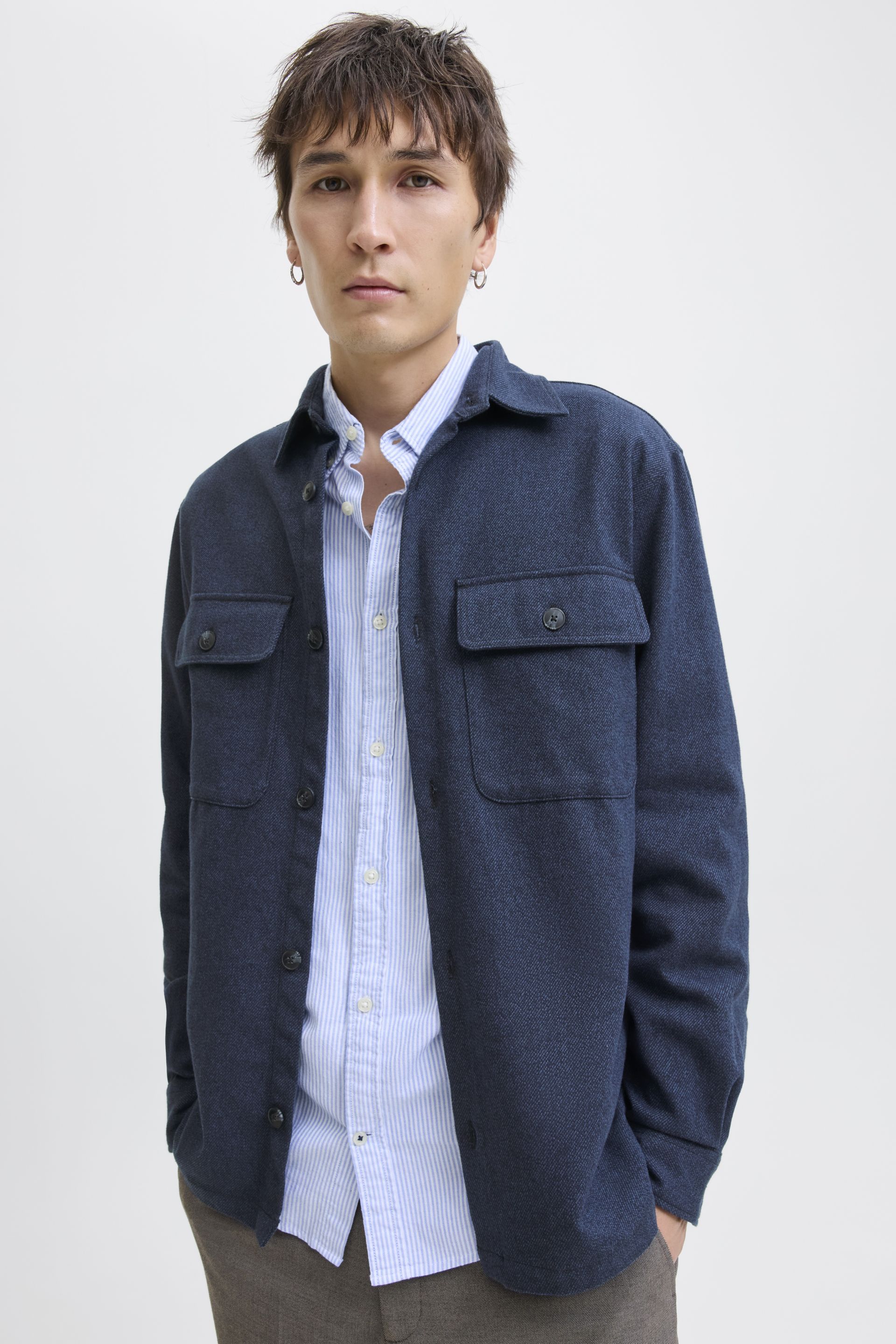 Krekls JACK & JONES 12286840-Dark-Navy