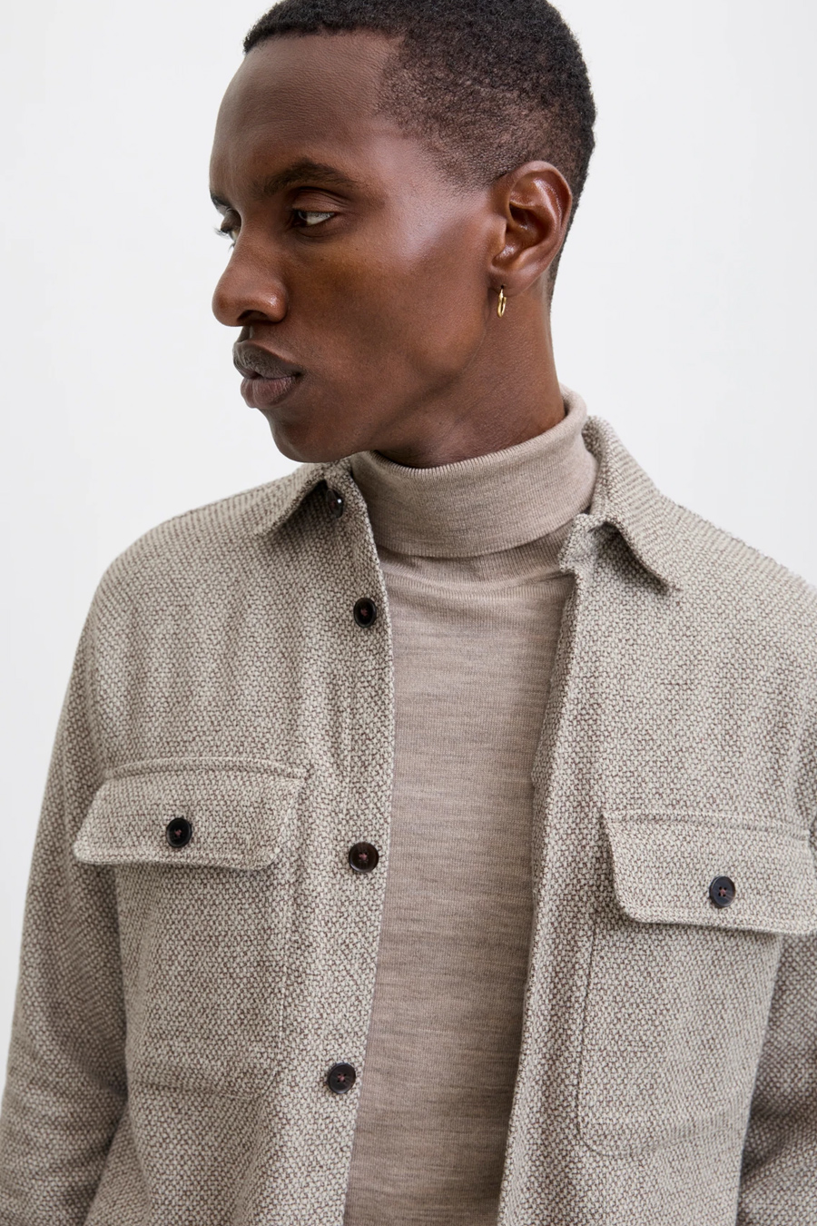 Krekls JACK & JONES 12286840-Ermine