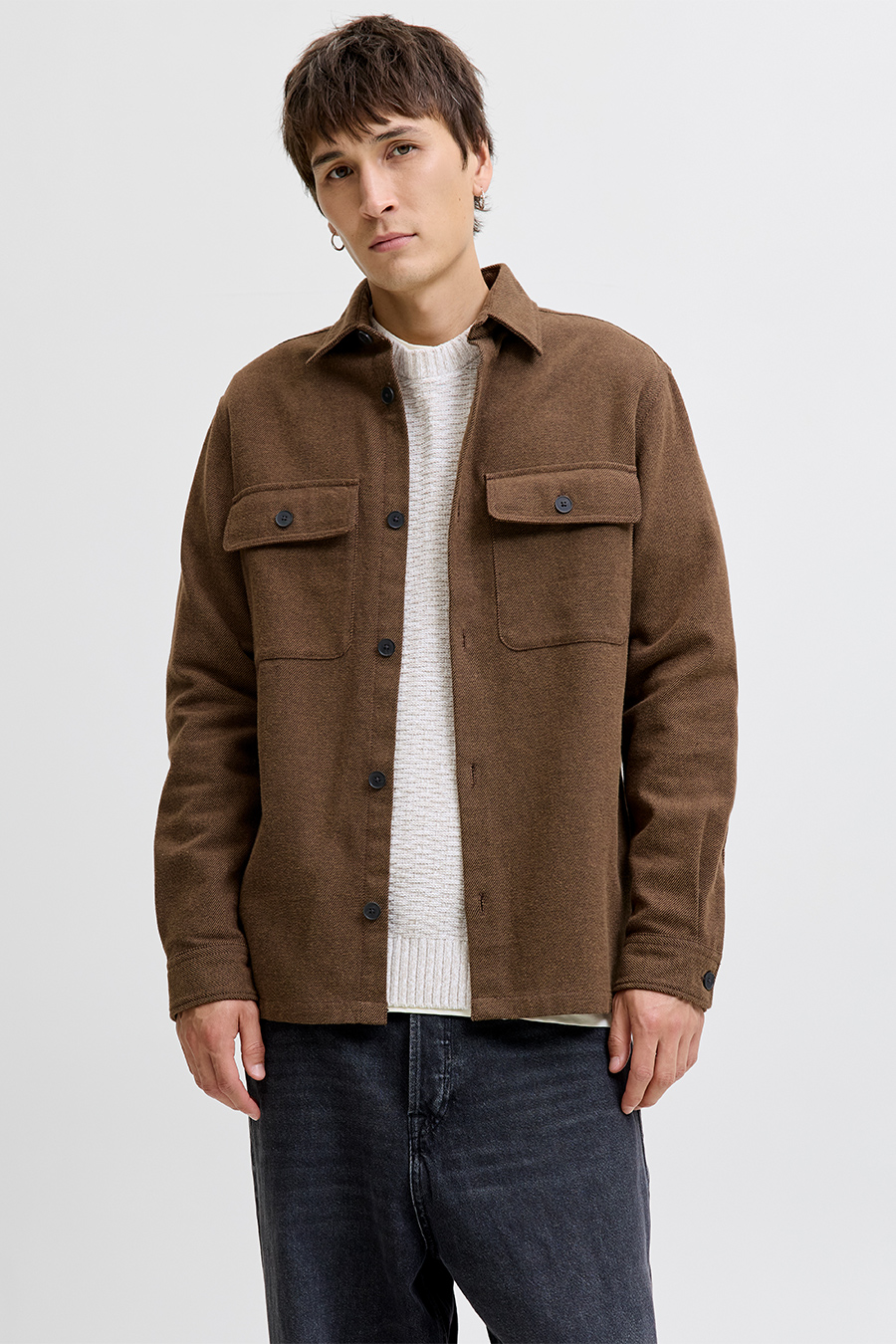 Krekls JACK & JONES 12286840-Malt-Ball